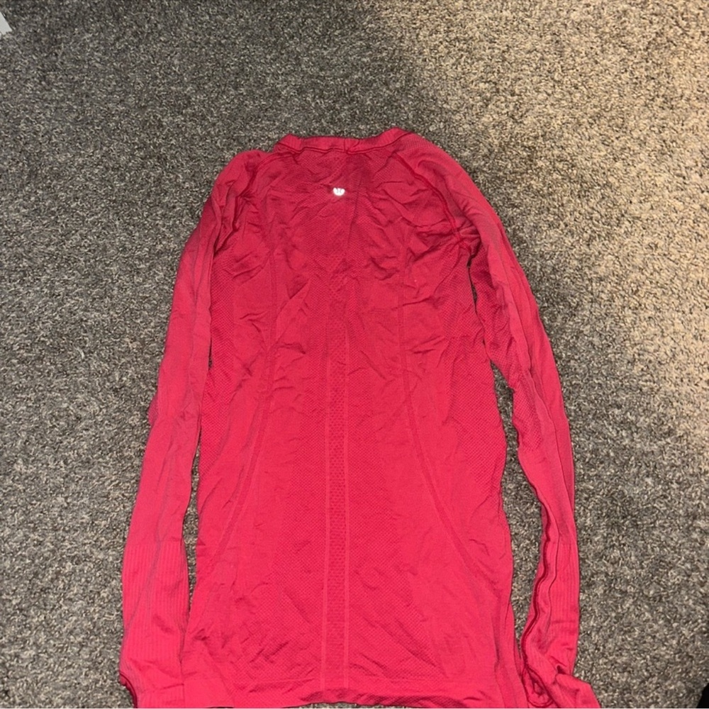 Lululemon hot pink Long Sleeve Top